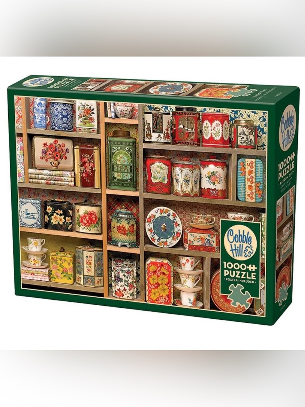 Cobble Hill 1000 Piece Puzzle Vintage Tins ~Bundle 3 for $20~